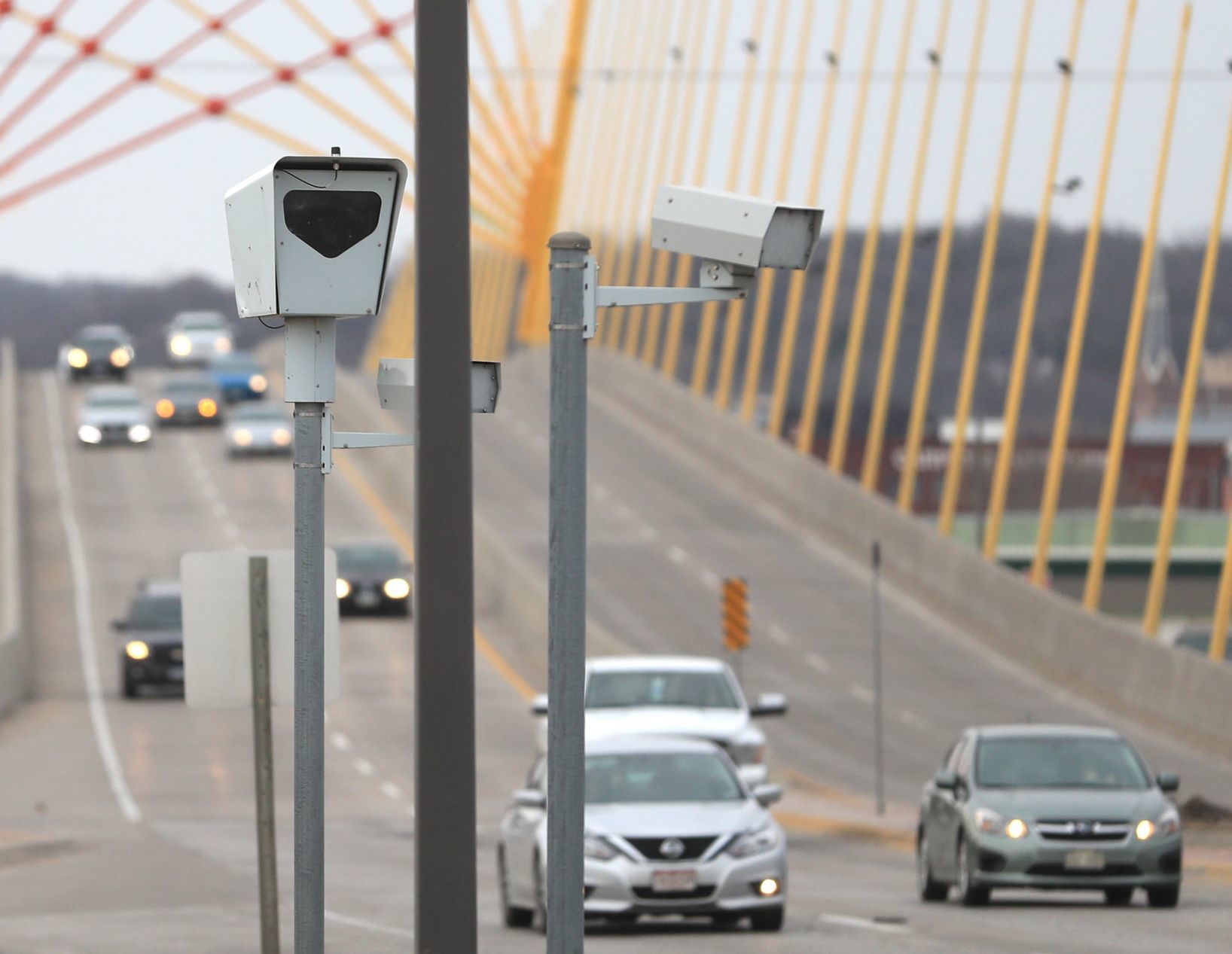 red light cameras des moines