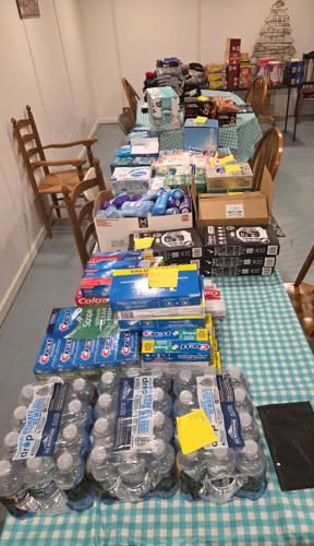 Democrats prepare care packages for homeless individuals