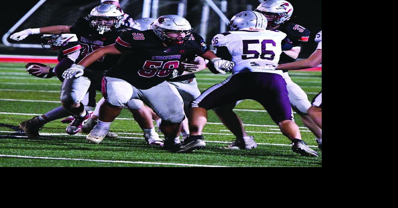 Images from Treynor football's Round of 16 shutout win