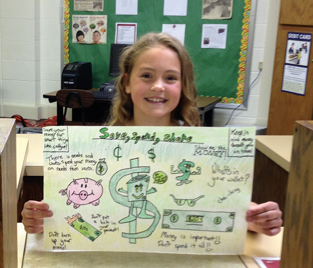 Treynor student places third in Smart Money Week poster contest