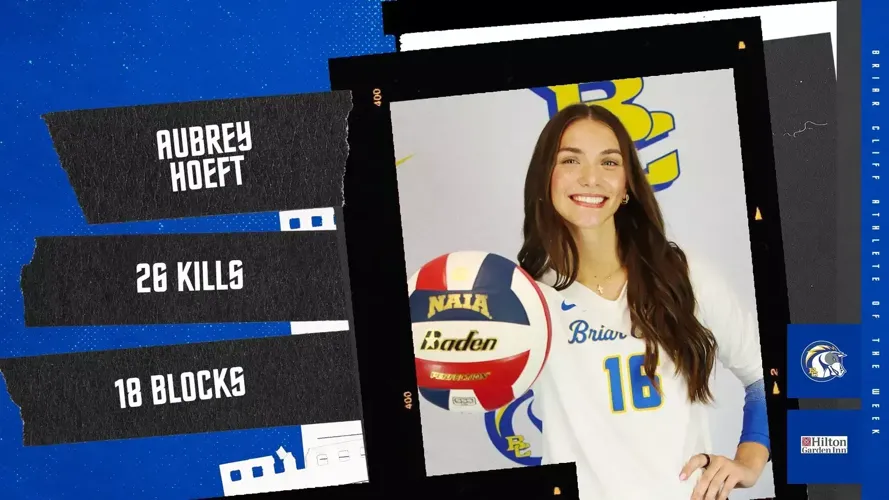 HOEFT NAMED HILTON GARDEN INN SIOUX CITY RIVERFRONT BRIAR CLIFF ATHLETE OF THE WEEK