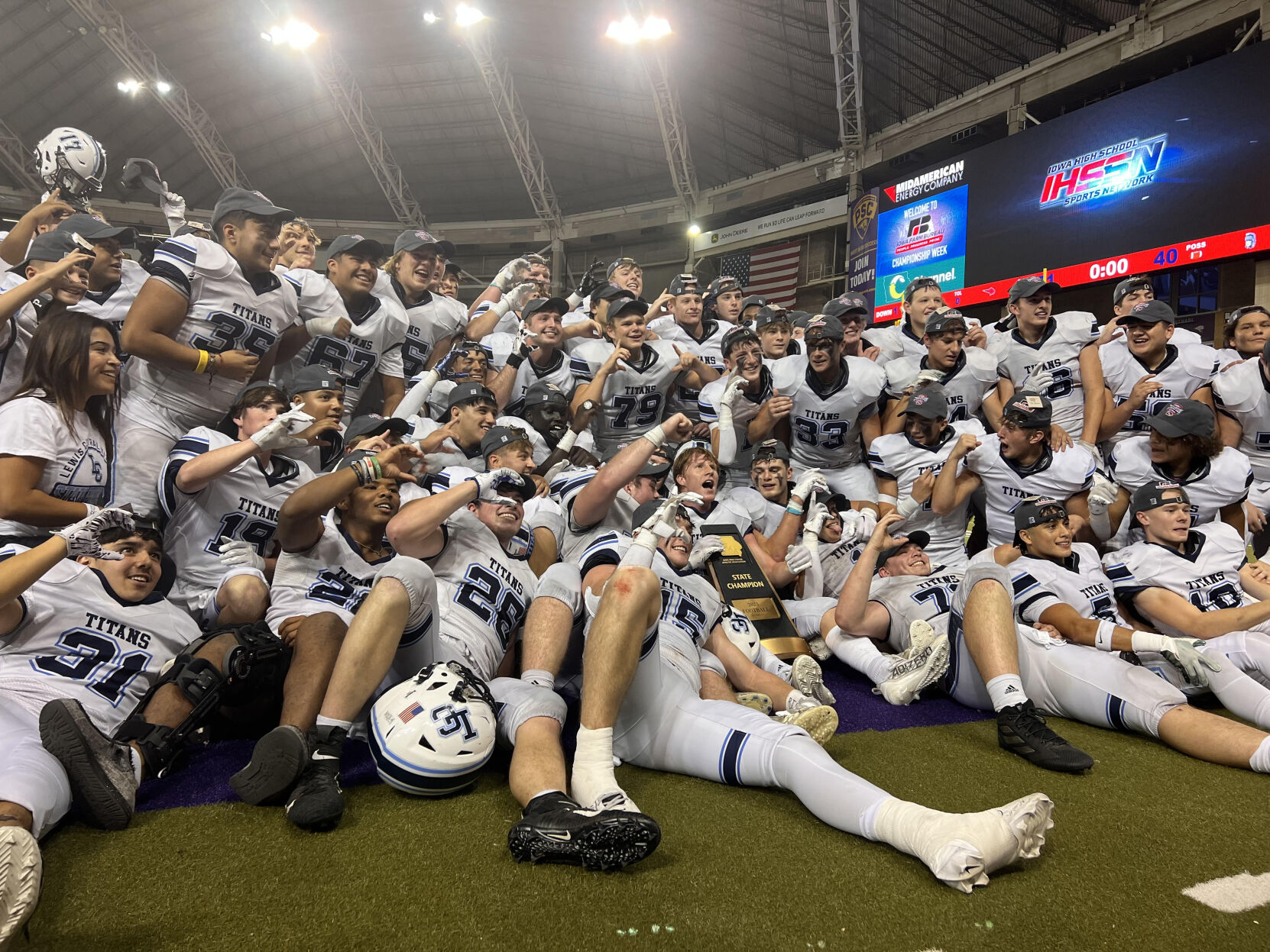 Lewis Central Wins Second State Title with Dominant 40-21 Victory in Football Championships