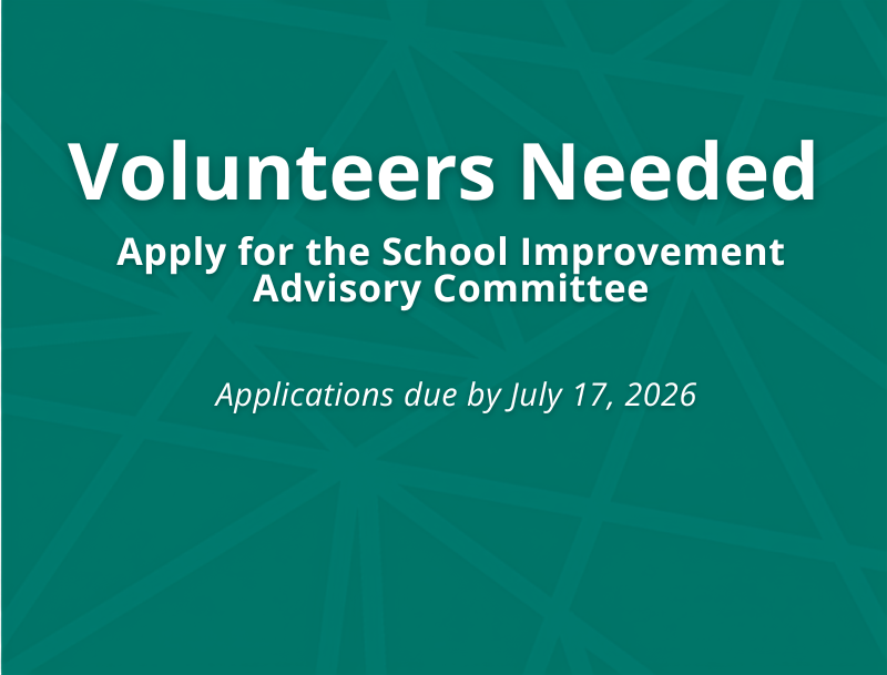 Volunteers Needed for School District Community Committee