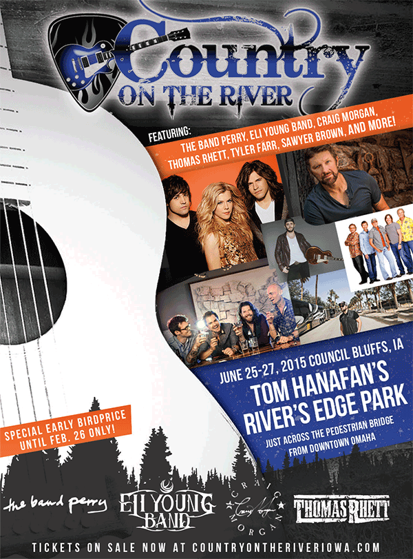 Country on the River announces lineup, dates for Council Bluffs shows