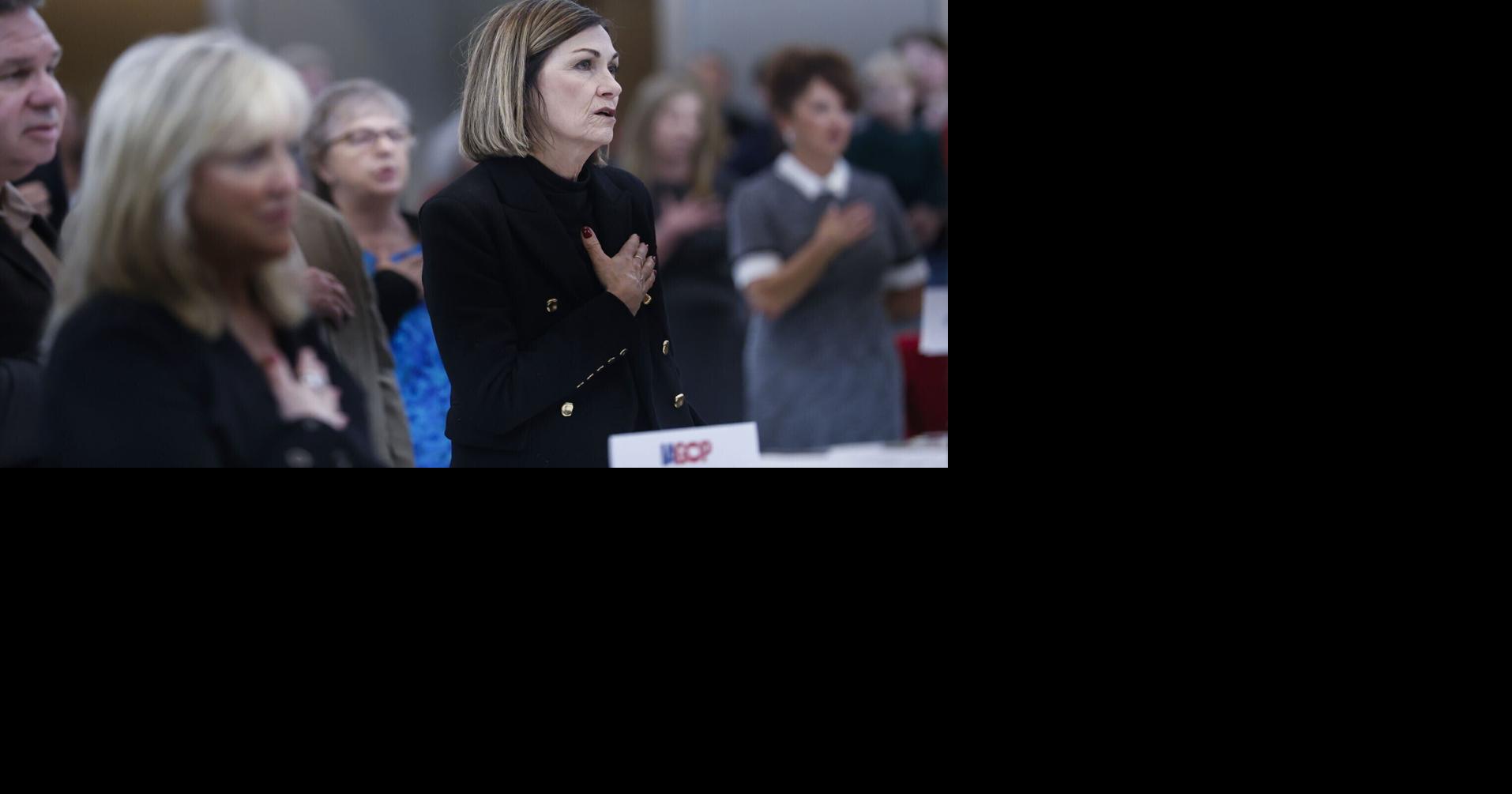 Judge denies newspaper's request to see Iowa Gov. Kim Reynolds' emails before ruling