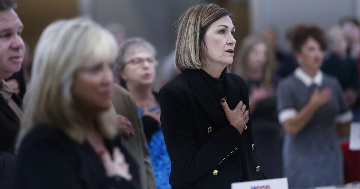 Judge denies newspaper's request to see Iowa Gov. Kim Reynolds' emails before ruling