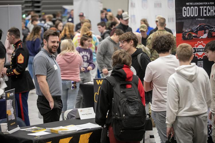Students learn about career pathways at Lewis Central High School event