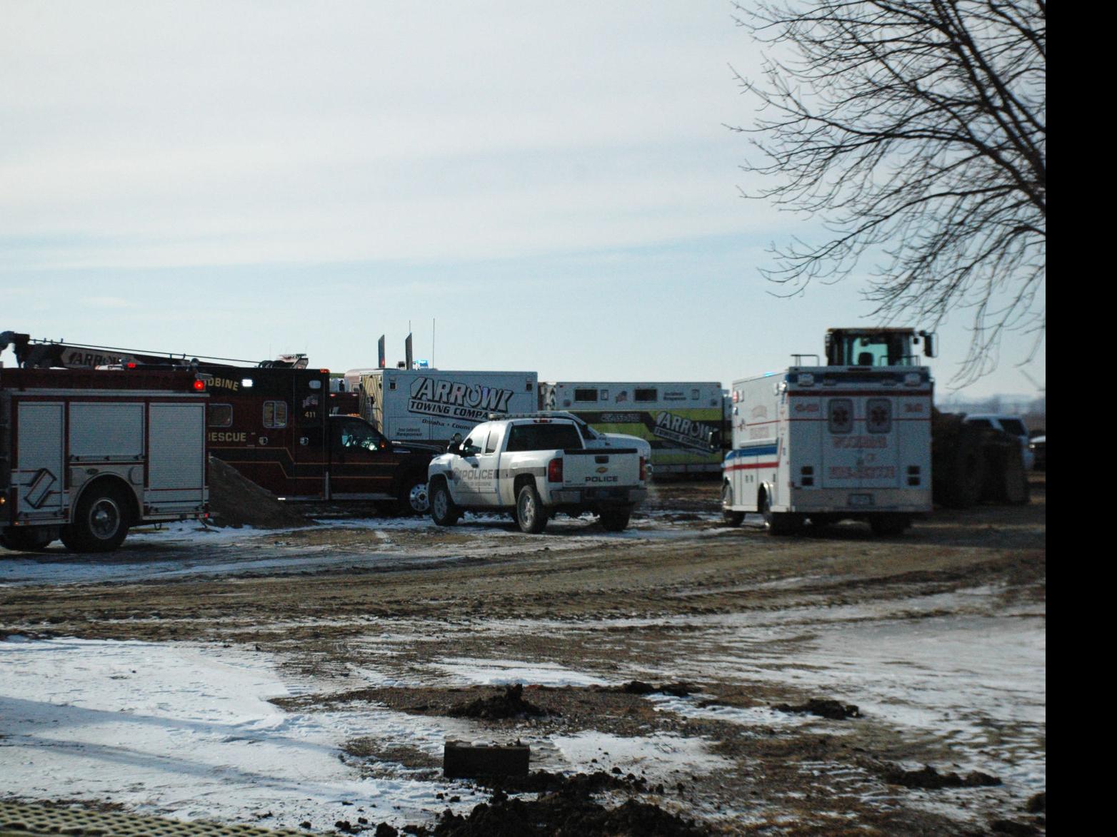 Authorities Search For Body Of Truck Driver Submerged In Sand Pit