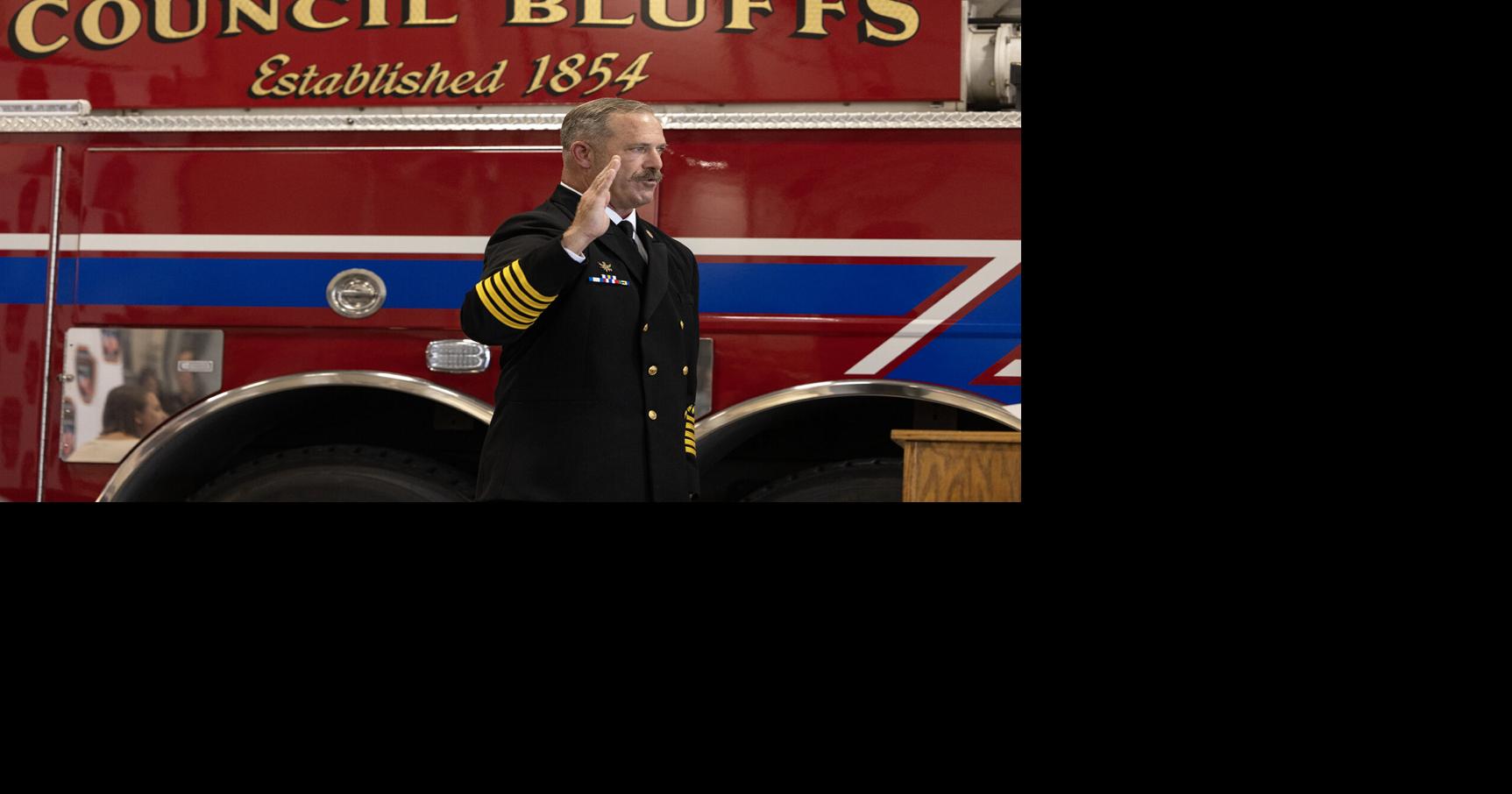 Through the lens for new Fire Chief Robert Schoening's swearing-in ceremony