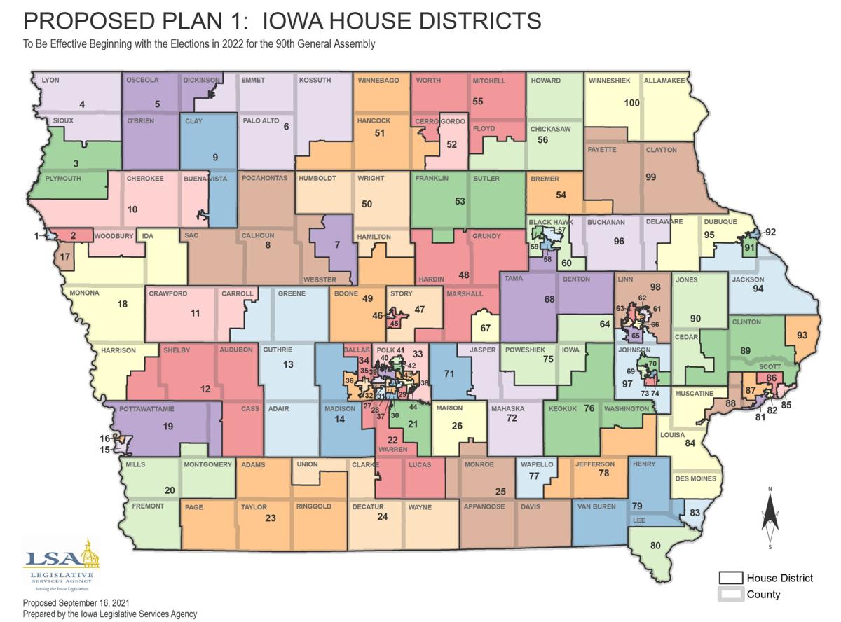 Iowa Electoral Map 2022