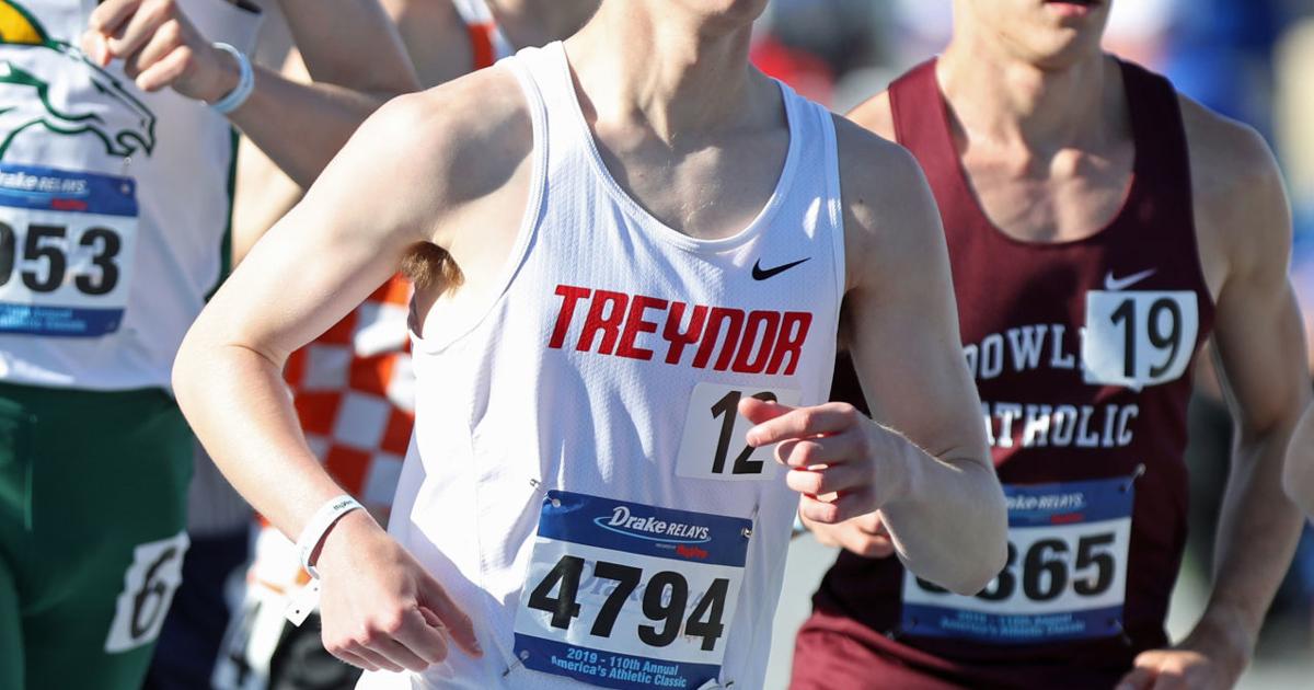 After tough meets, Treynor boys aim high at Iowa state track meet