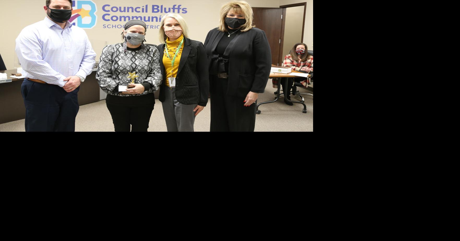 Paraeducator Schroeder honored by Council Bluffs Schools