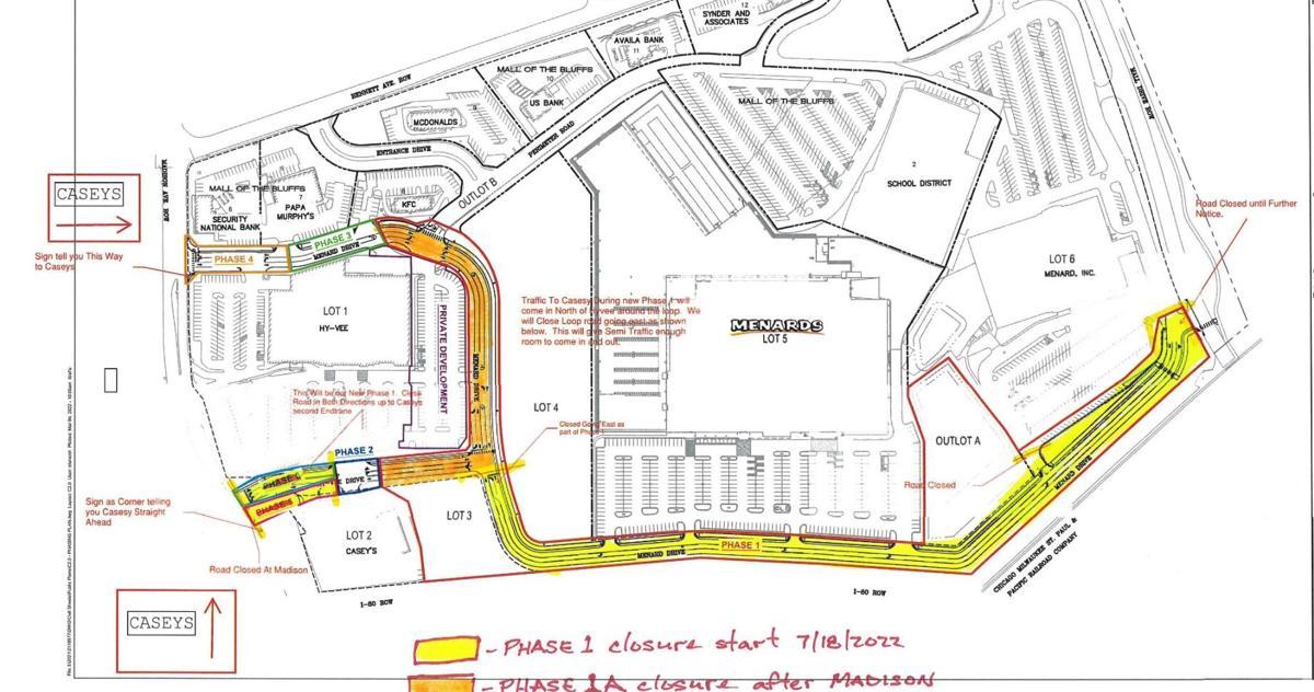 Menards Layout Infrastructure work begins on new Menards store construction site
