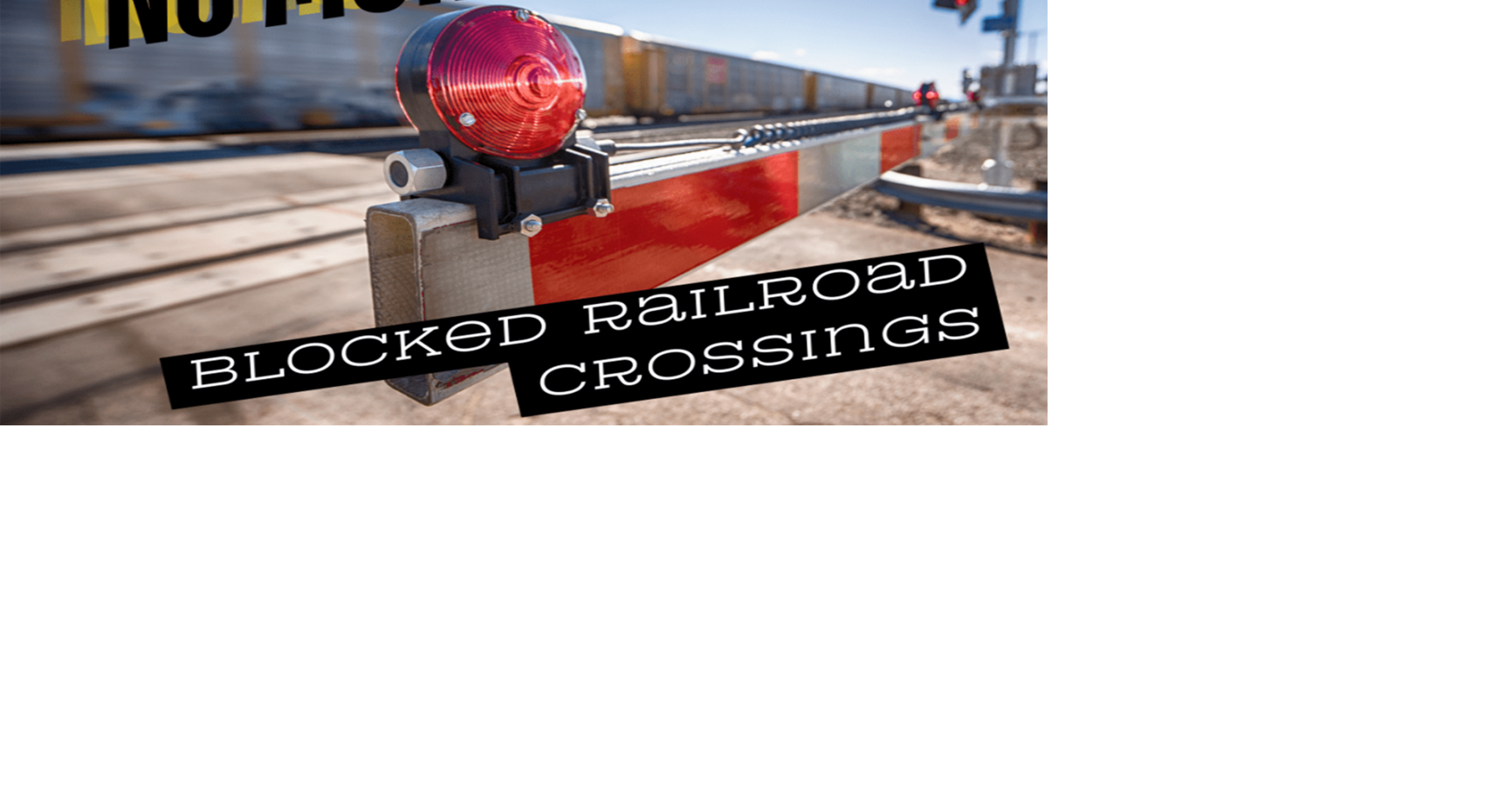 Advocacy groups plan town hall on blocked railroad crossings