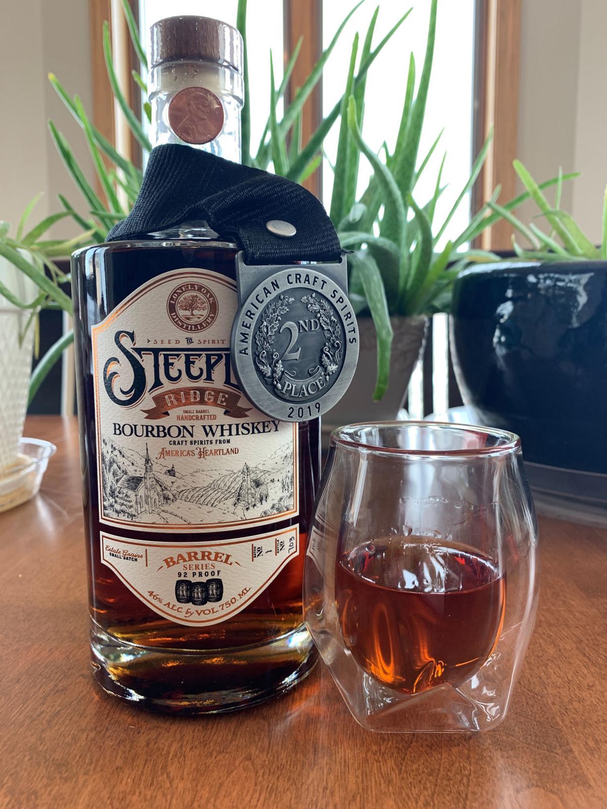 Steeple Ridge Bourbon wins silver medal, among top 6 bourbons