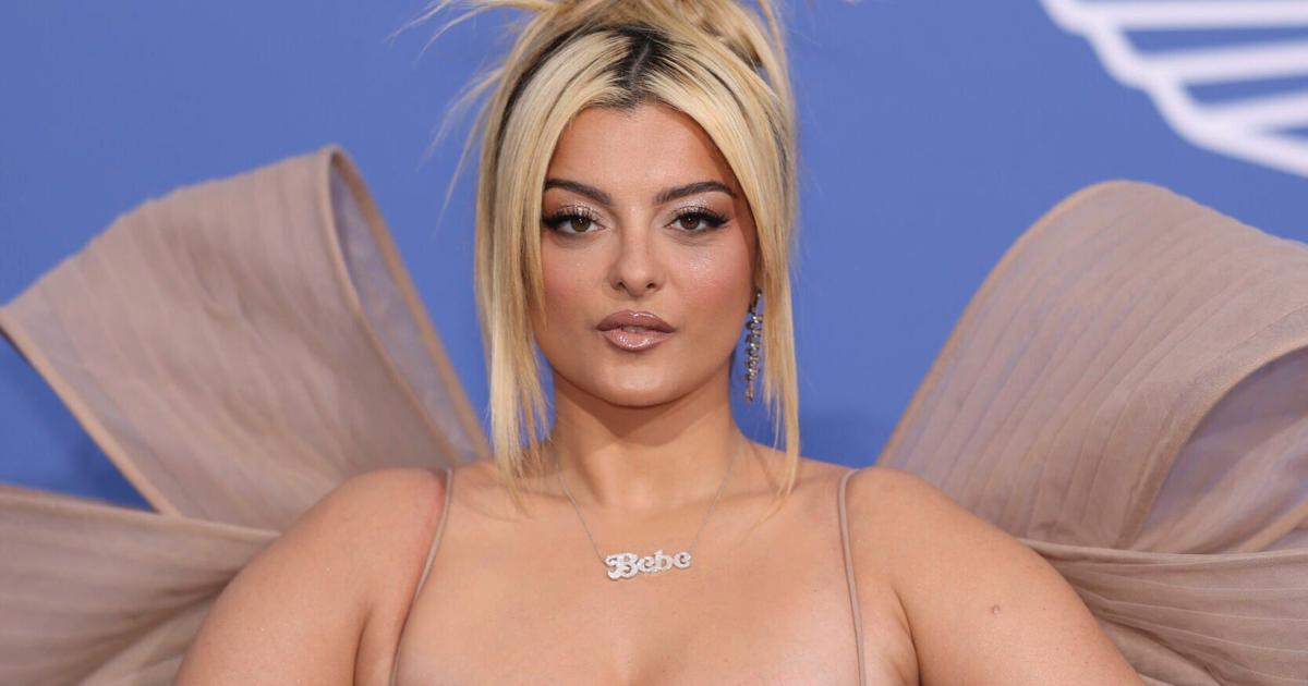 Singer Bebe Rexha says she's OK after being hit in the face on stage by thrown phone