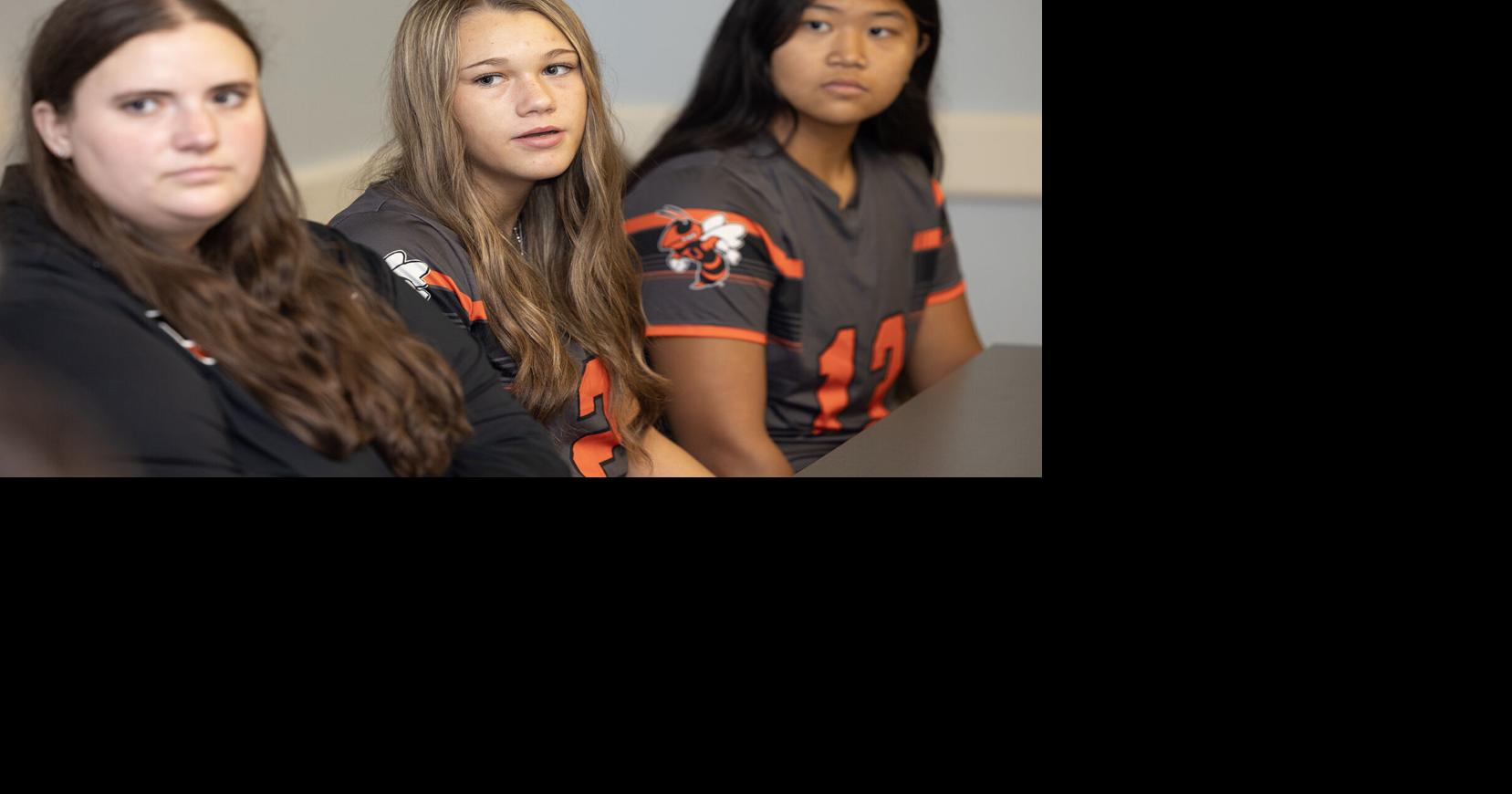 Thomas Jefferson participates in Nonpareil high school volleyball media day