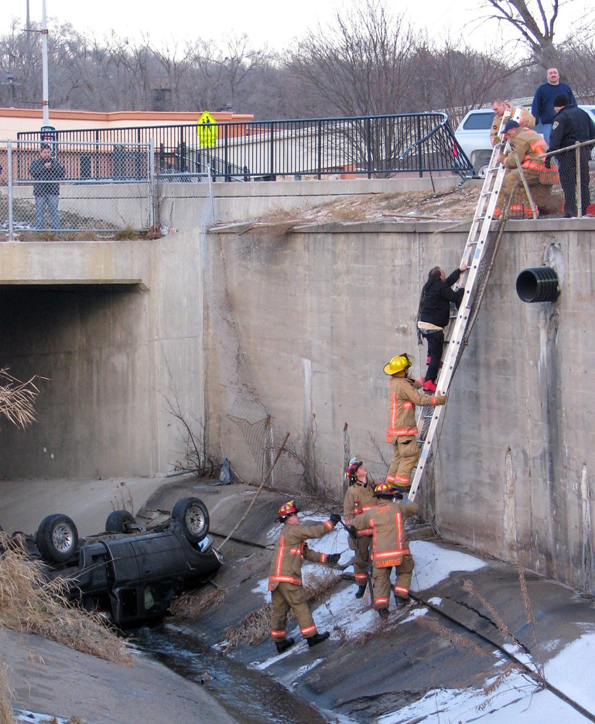 Photos Crash sends vehicle into Indian Creek Local News