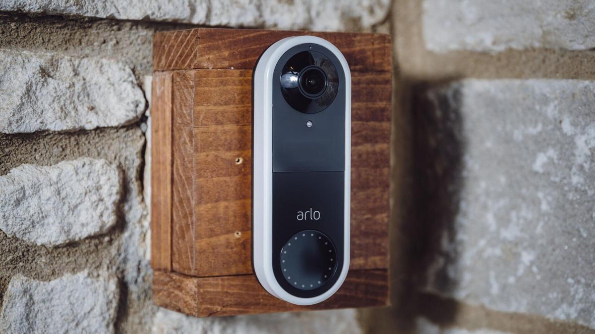The hardwired Arlo Video Doorbell has a high-definition resolution, a live video feed, motion alerts.