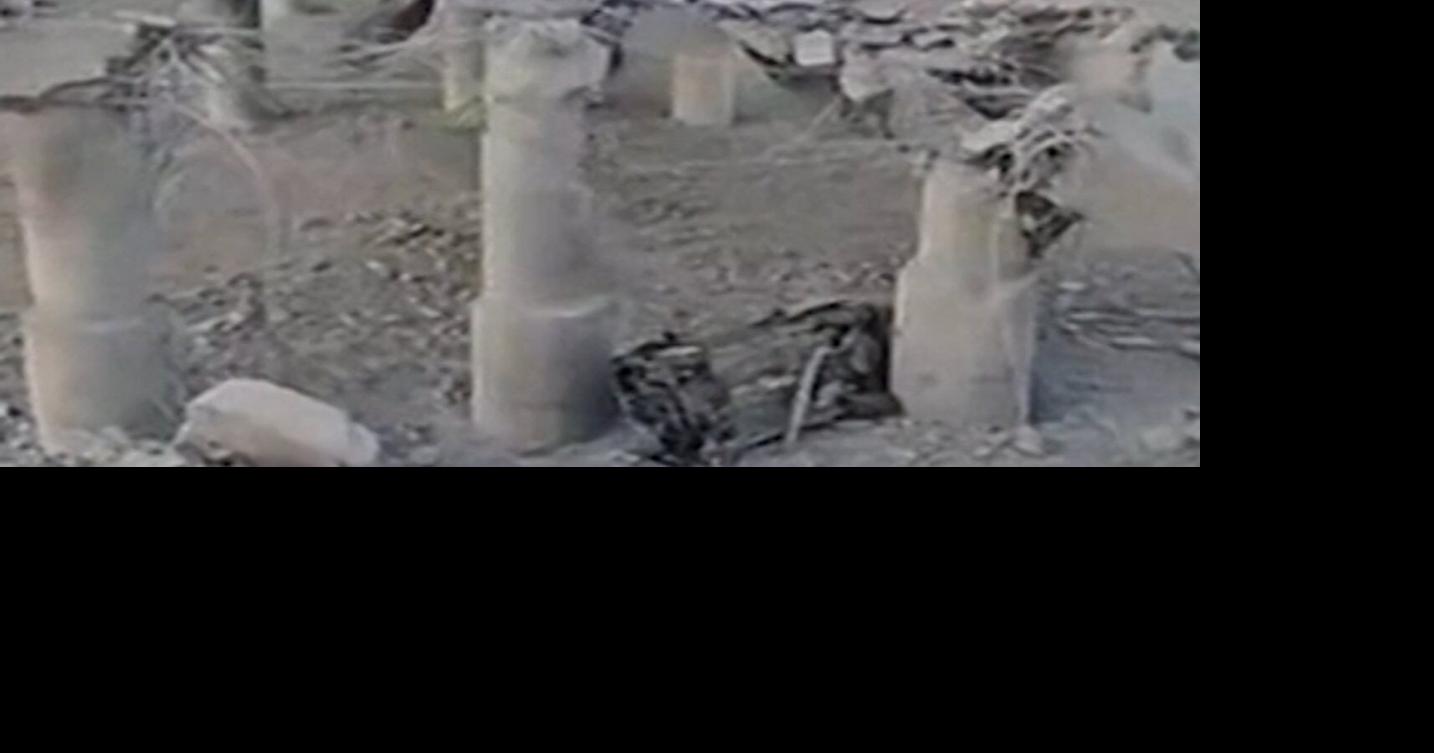 Damage visible at Iran bridges and water plant after US attacks