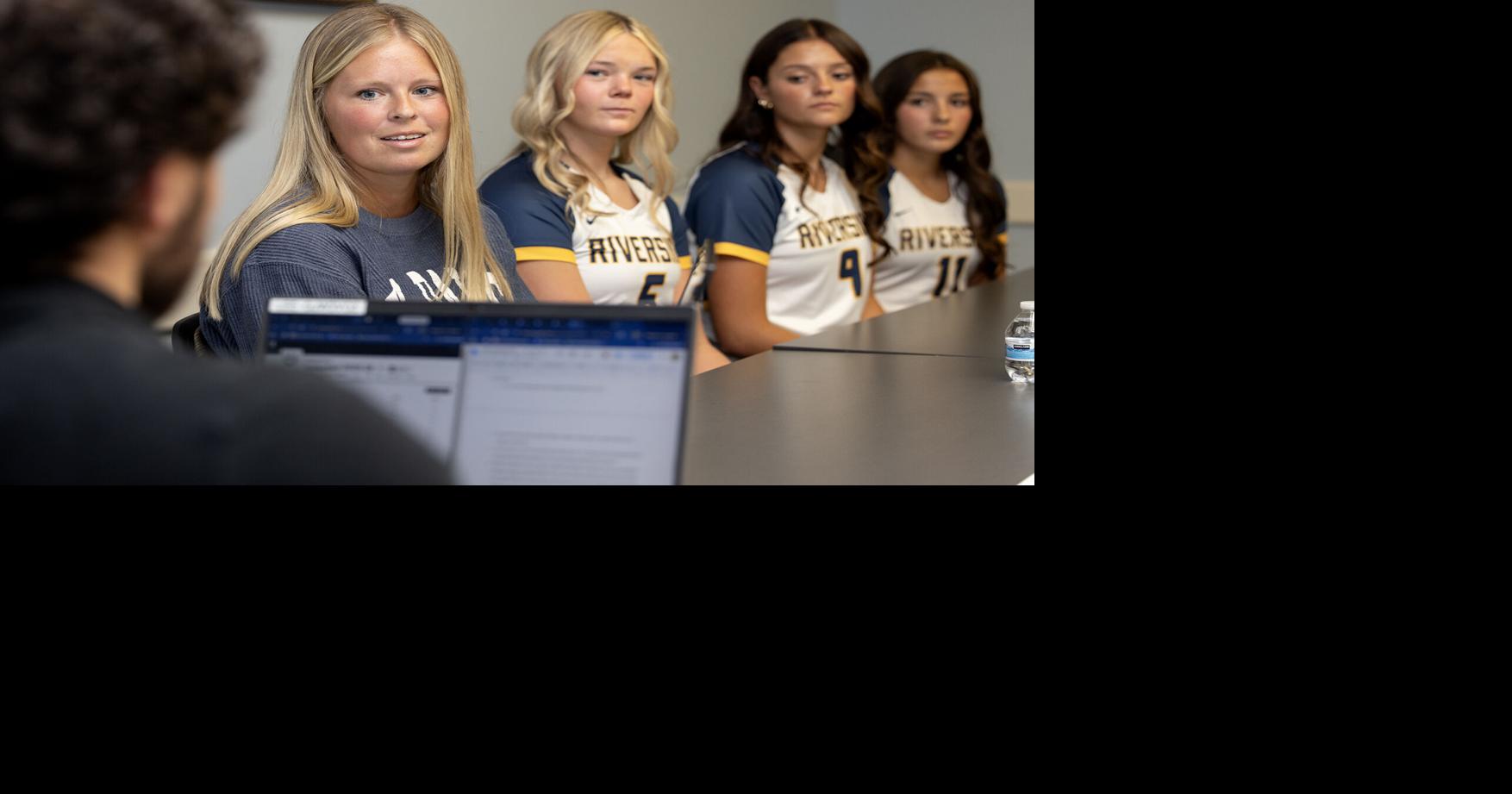 Scenes from The Nonpareil's inaugural volleyball media day