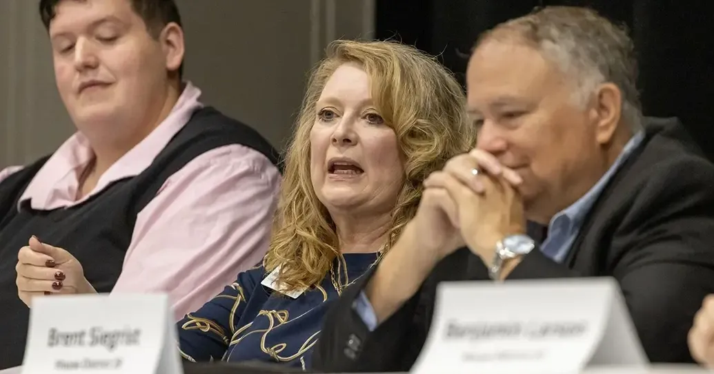 Marilyn Mentzer says it's time to consolidate services to allow more spending reductions