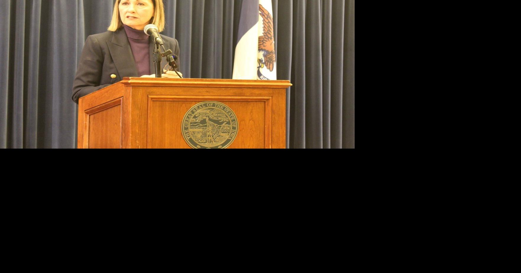 Gov. Kim Reynolds says Iowans expect property tax legislation this year