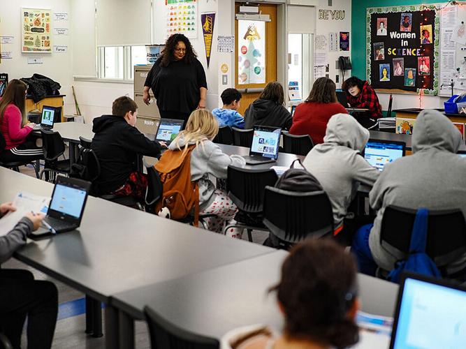 AIM Institute leads Hour of Code event at Wilson Middle School
