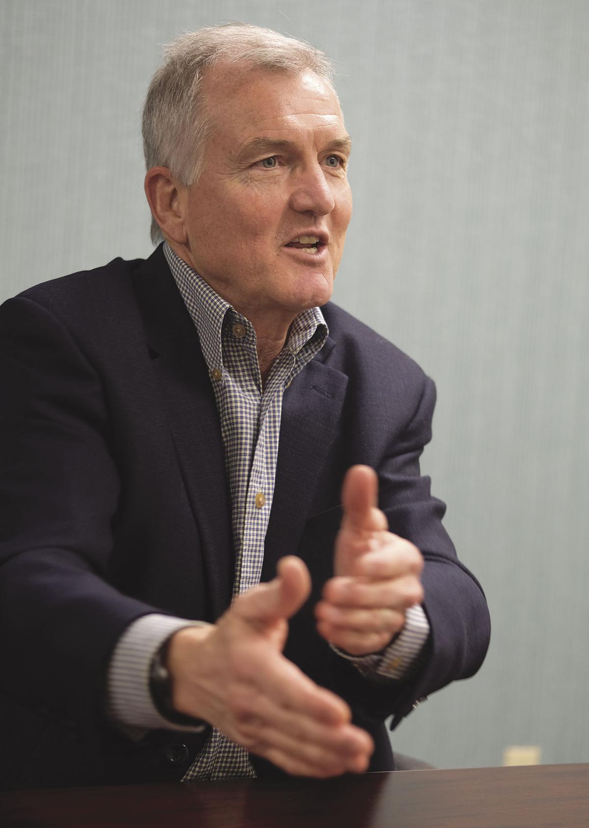 Norris talks rural revival during campaign stop in Council Bluffs