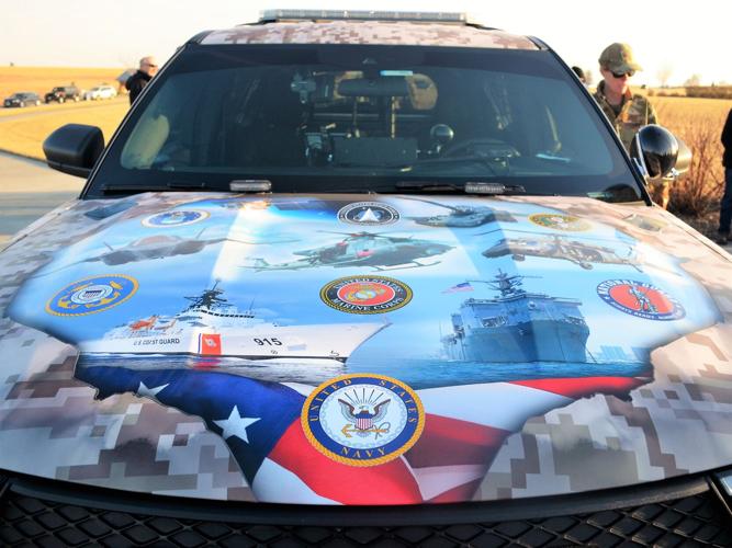 New sheriff’s cruiser honors Sarpy County military service members