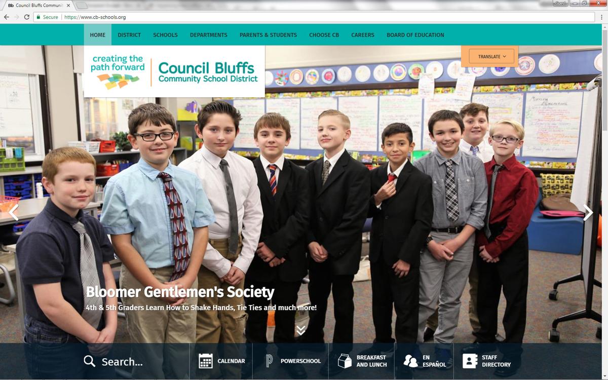 Council Bluffs school district launches new, redesigned website