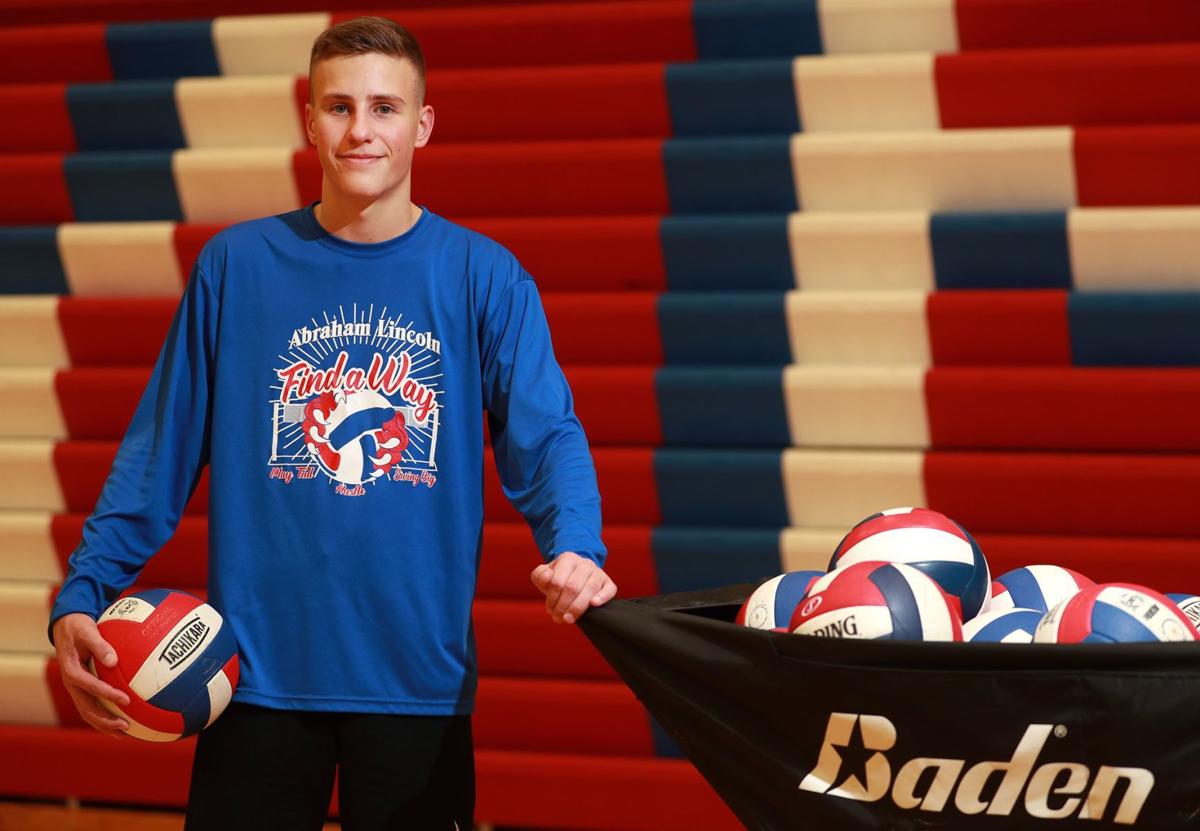 Abraham Lincoln volleyball 'manager' helps Lynx hone skills Sports
