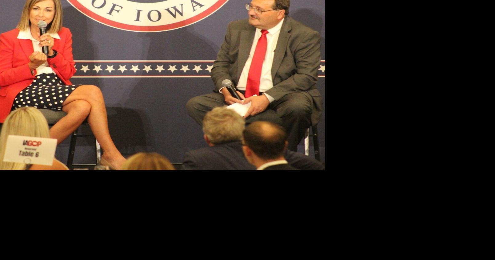 Republican Party of Iowa honors outgoing Gov. Kim Reynolds at Lincoln Dinner