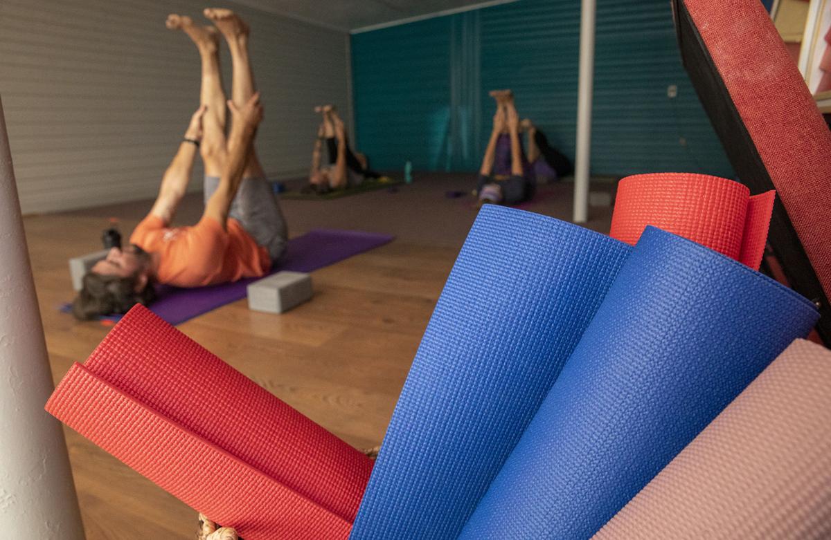 From Basement Days To Her Own Studio Longtime Love Of Yoga Leads Stageman To Open Half Moon Health And Fitness Nonpareilonline Com