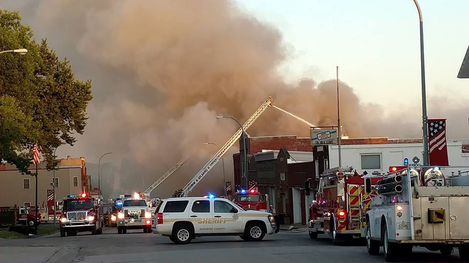 Fire in Exira claims bar, brings together area to save rest of downtown