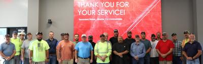 Secondary Roads Recognizes Employees for Years of Service