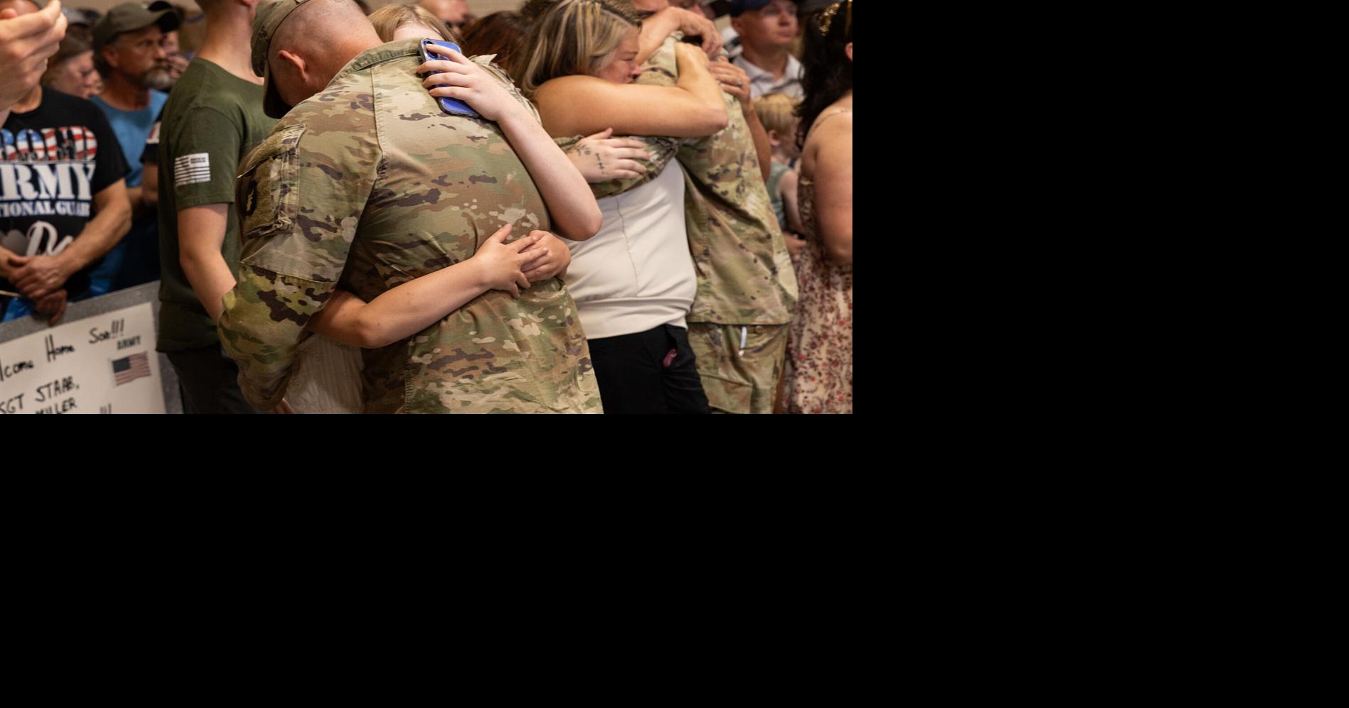 Look at photos of Council Bluffs National Guard soldiers returning home