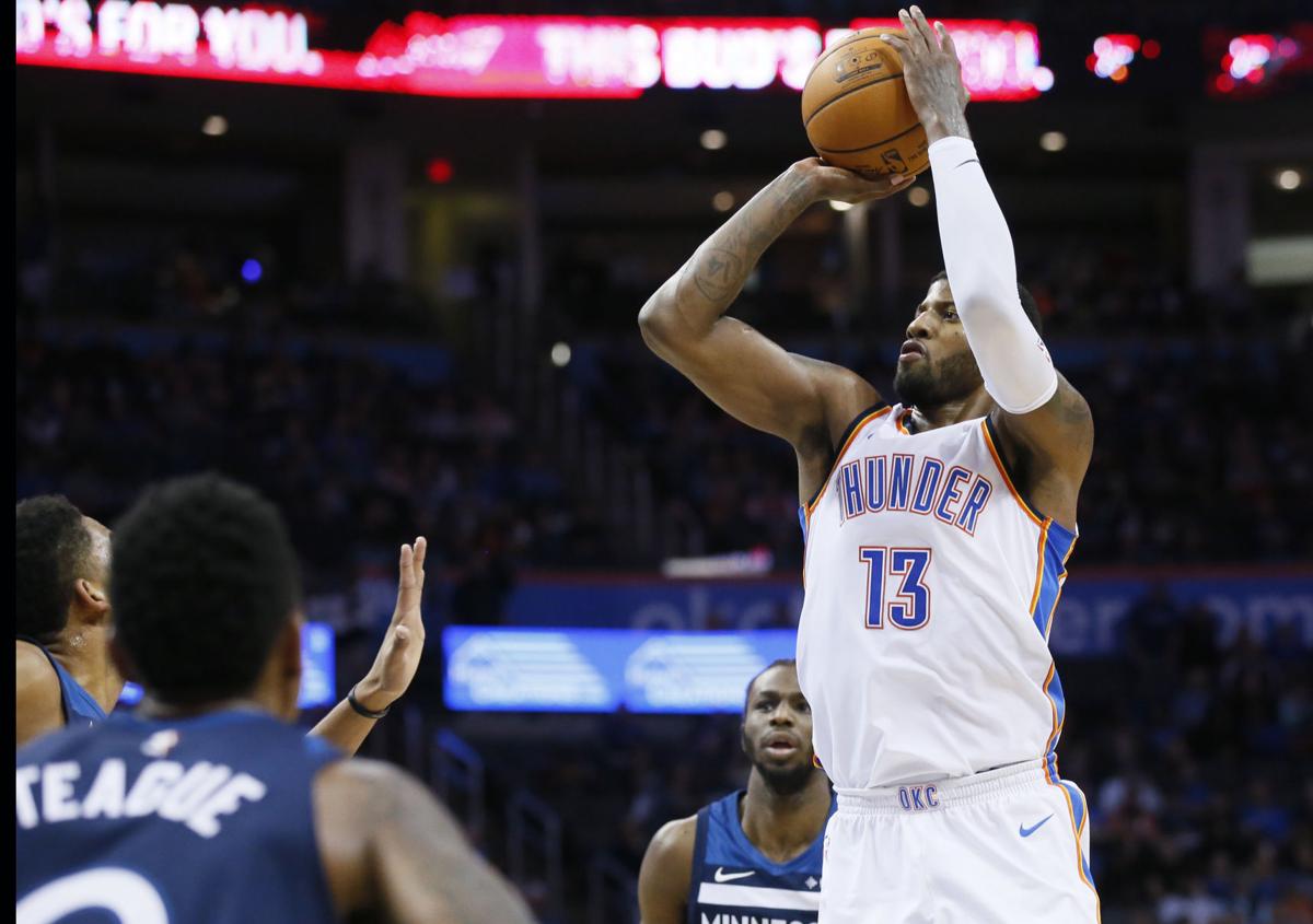 Thundernotes Paul George Says He Has Tightness In His Right Arm
