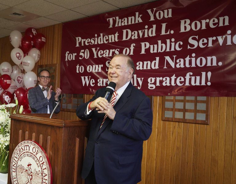 University of Oklahoma President David Boren announces retirement