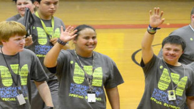 Norman Athletes Cheered On In Pep Rally Ahead Of Special Olympics