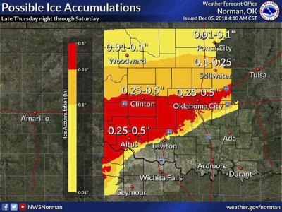 Area Under Winter Storm Watch Later Today Ice Snow Predicted
