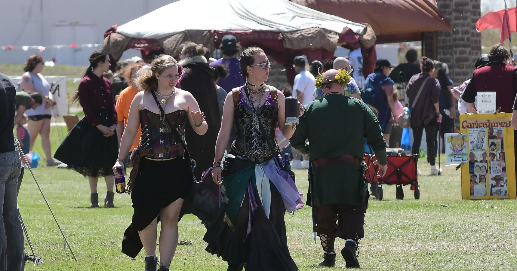 Large turnout despite strong winds on opening day of Medieval Fair - Vimarsana News