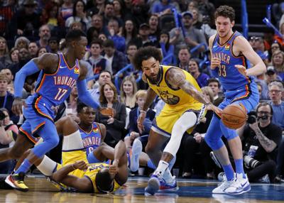 Okc Thunder Muscala An Unlikely Hero As Thunder Holds Off