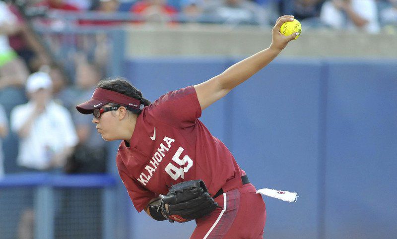 OU softball: Sooner ace Giselle Juarez has two signature moves — winning  games, wearing goggles