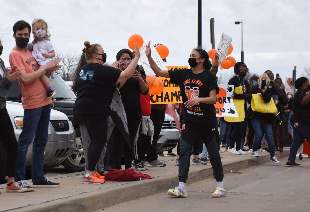 Norman High Basketball Welcome Home Rally