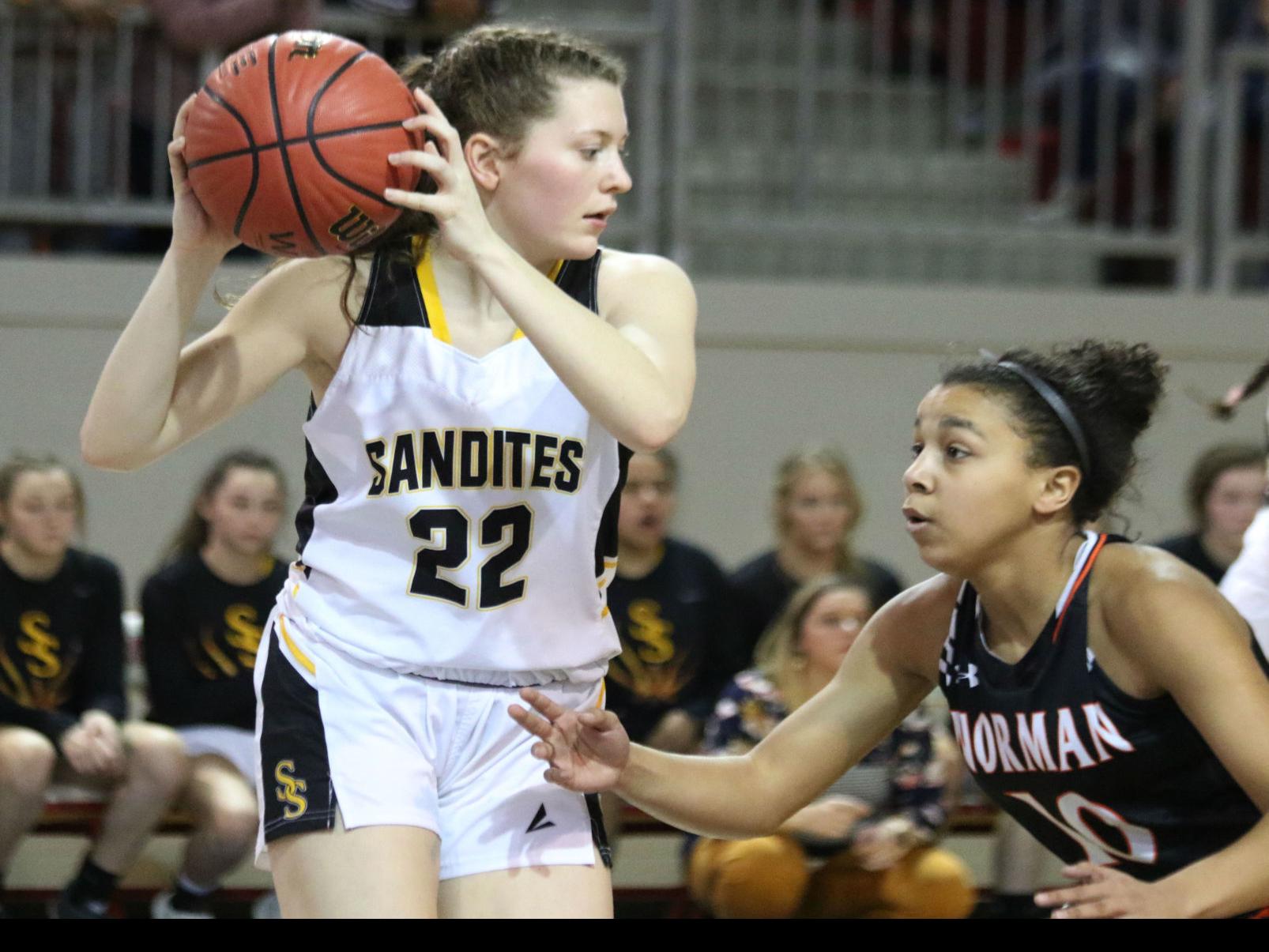 High School Basketball Kendra Gillispie Kamiyah Lyons Lead