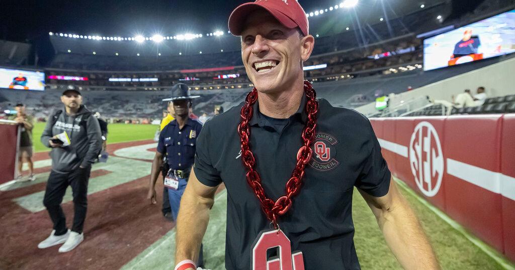 Sooners upset No. 4 Alabama 23-21 in College Football Playoff-defining road victory backed by critical turnovers