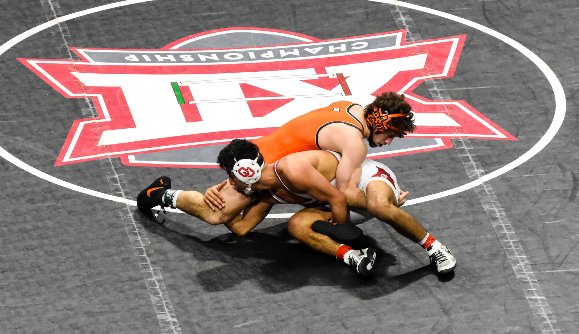 Big 12 wrestling Sooners claim conference crown, but must share it with Bedlam rival Sports normantranscript