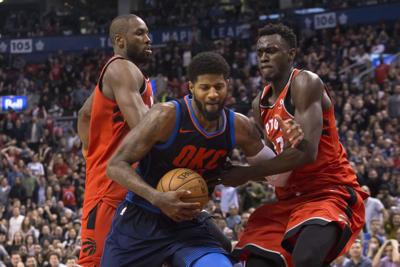 Breaking Paul George Had Bursitis In Right Elbow Oklahoma Normantranscript Com