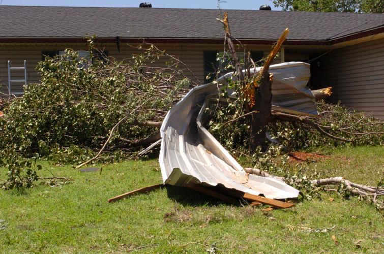 Cleveland County deputy's home damaged in tornado Tuesday